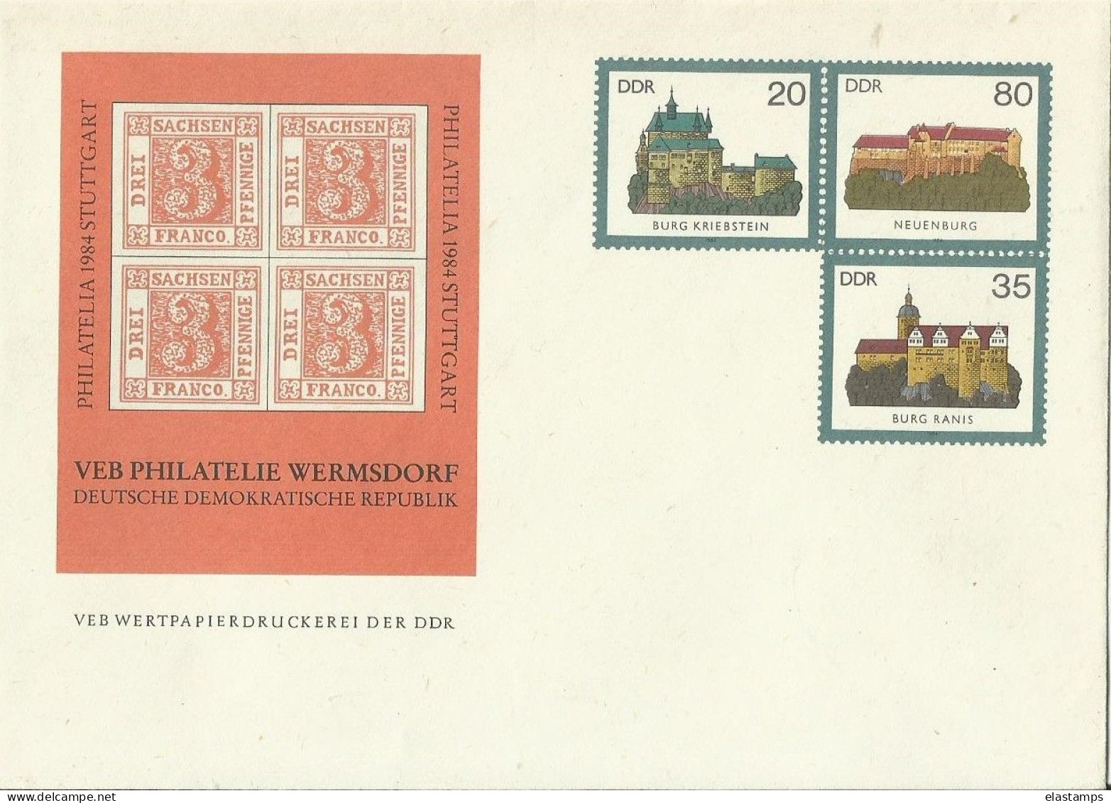 DDR GS/CV - Enveloppes - Neuves