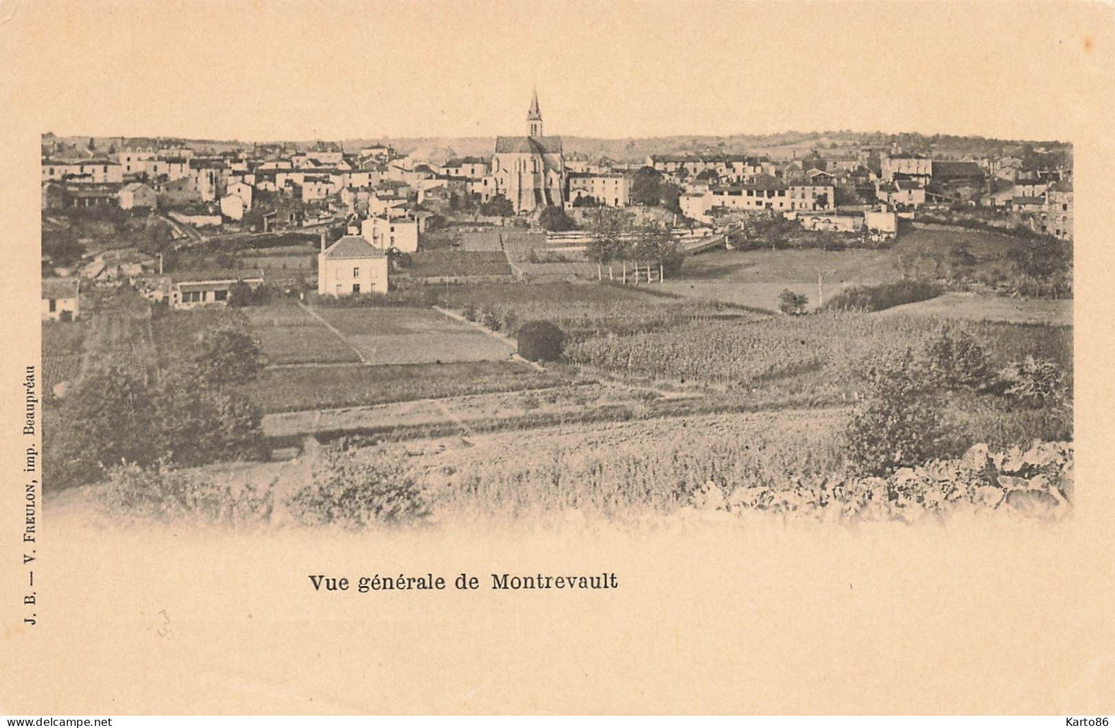 Montrevault * Vue Générale Sur Le Village - Montrevault