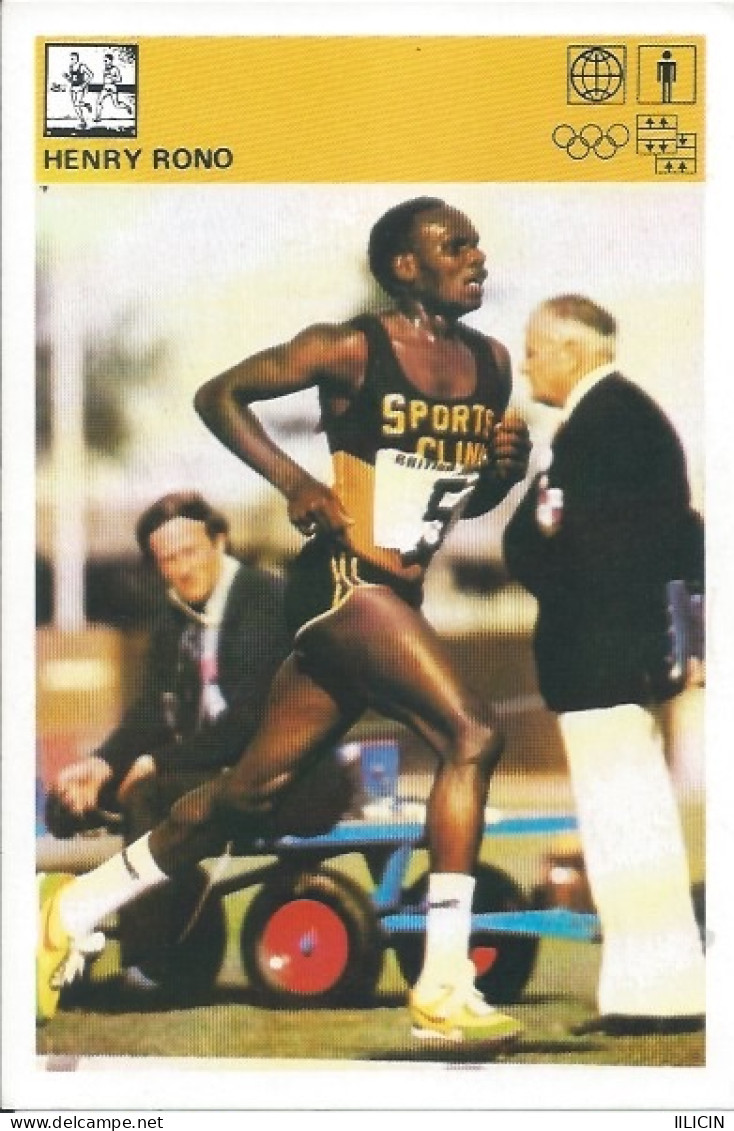 Trading Card KK000263 - Svijet Sporta Athletics Kenya Henry Rono 10x15cm - Athletics