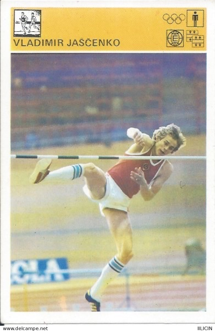 Trading Card KK000266 - Svijet Sporta Athletics Ukraine Vladimir Yashchenko 10x15cm - Atletiek