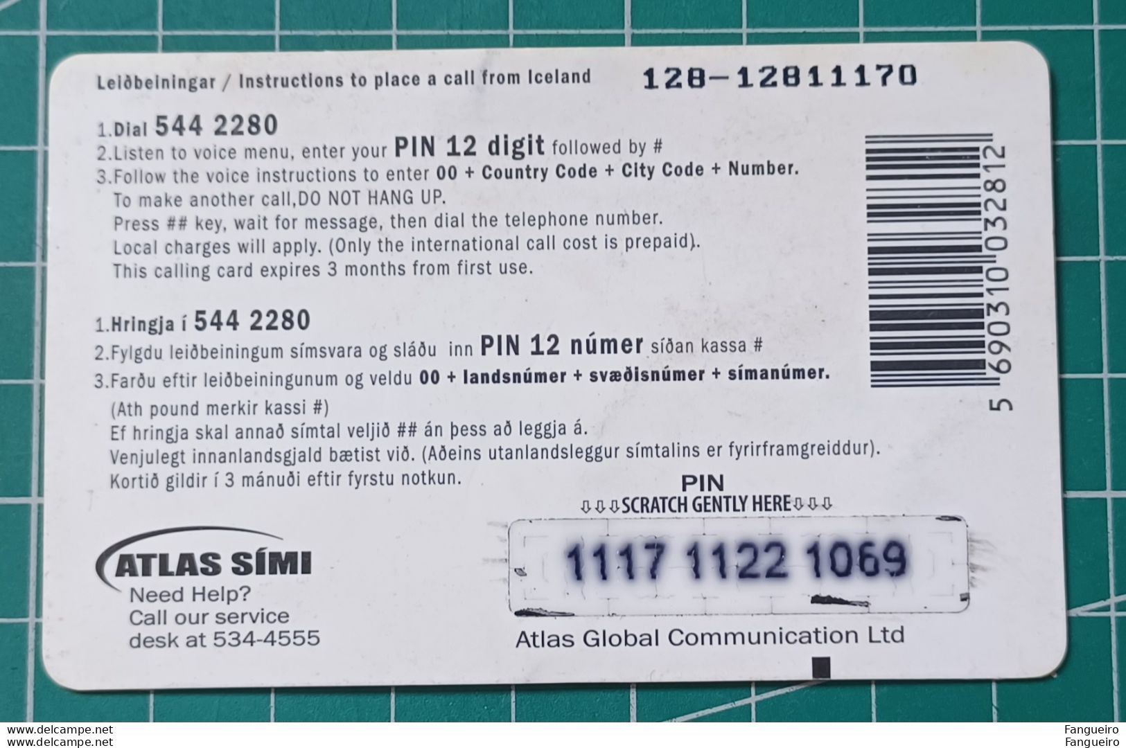 ENGLAND PHONECARD ATLAS FRELSI PREPAID - Otros & Sin Clasificación