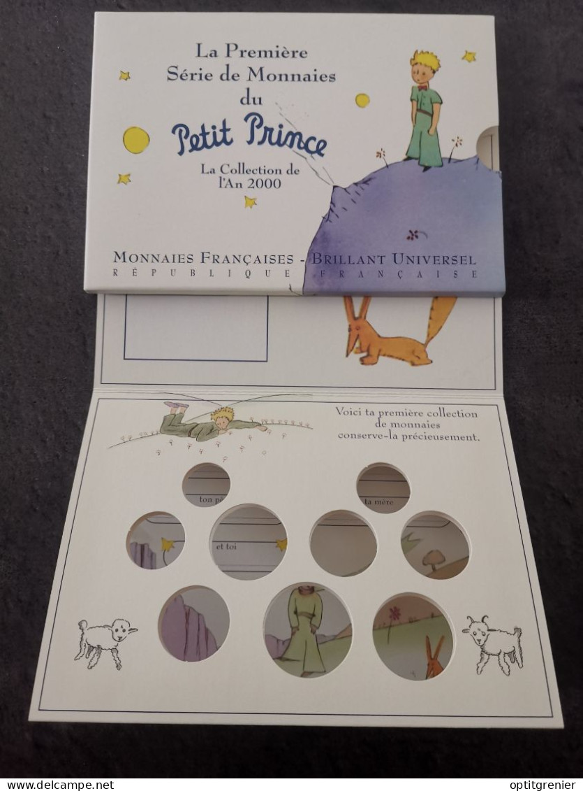 VIDE EMPTY / COFFRET BU VIDE FRANCS 2000 LE PETIT PRINCE FRANCE - Andere & Zonder Classificatie