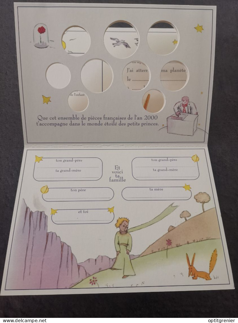 VIDE EMPTY / COFFRET BU VIDE FRANCS 2000 LE PETIT PRINCE FRANCE - Autres & Non Classés