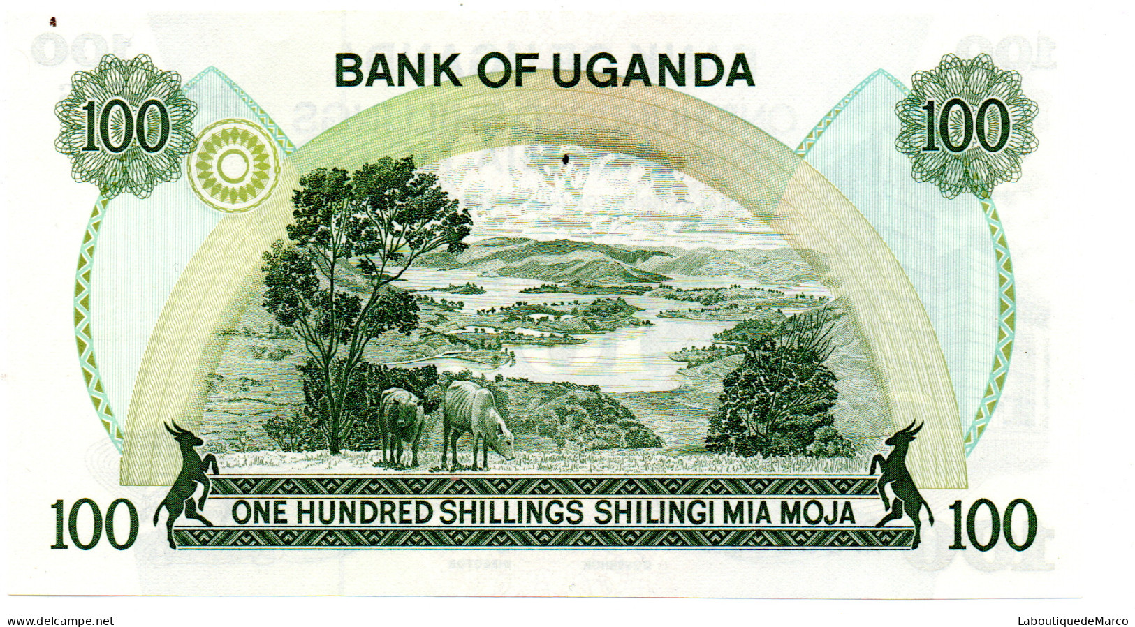 Ouganda - Pk N° 14b - 100 Shillings - Uganda