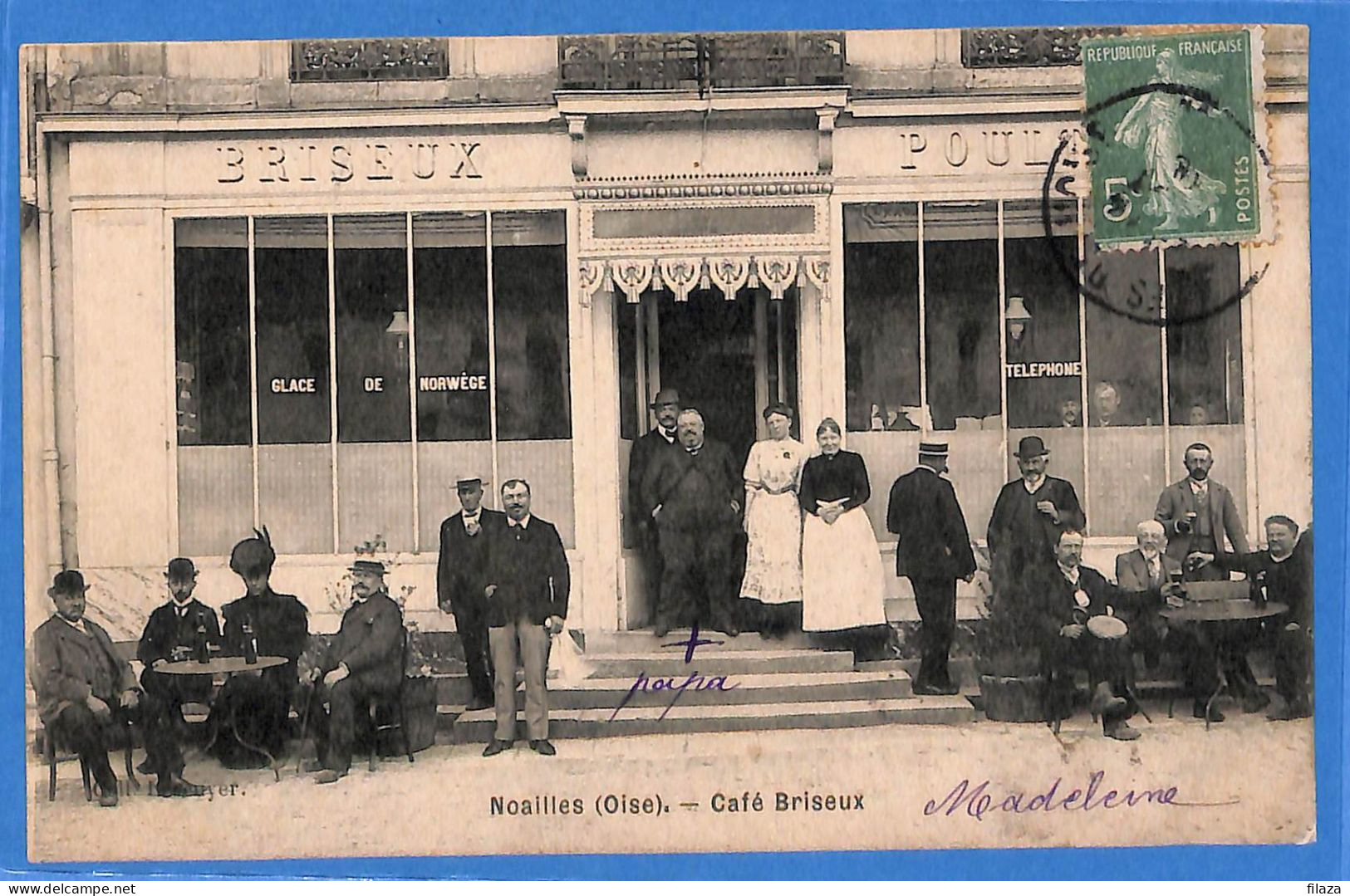 60 - Oise - Noailles - Cafe Briseux (N12390) - Noailles