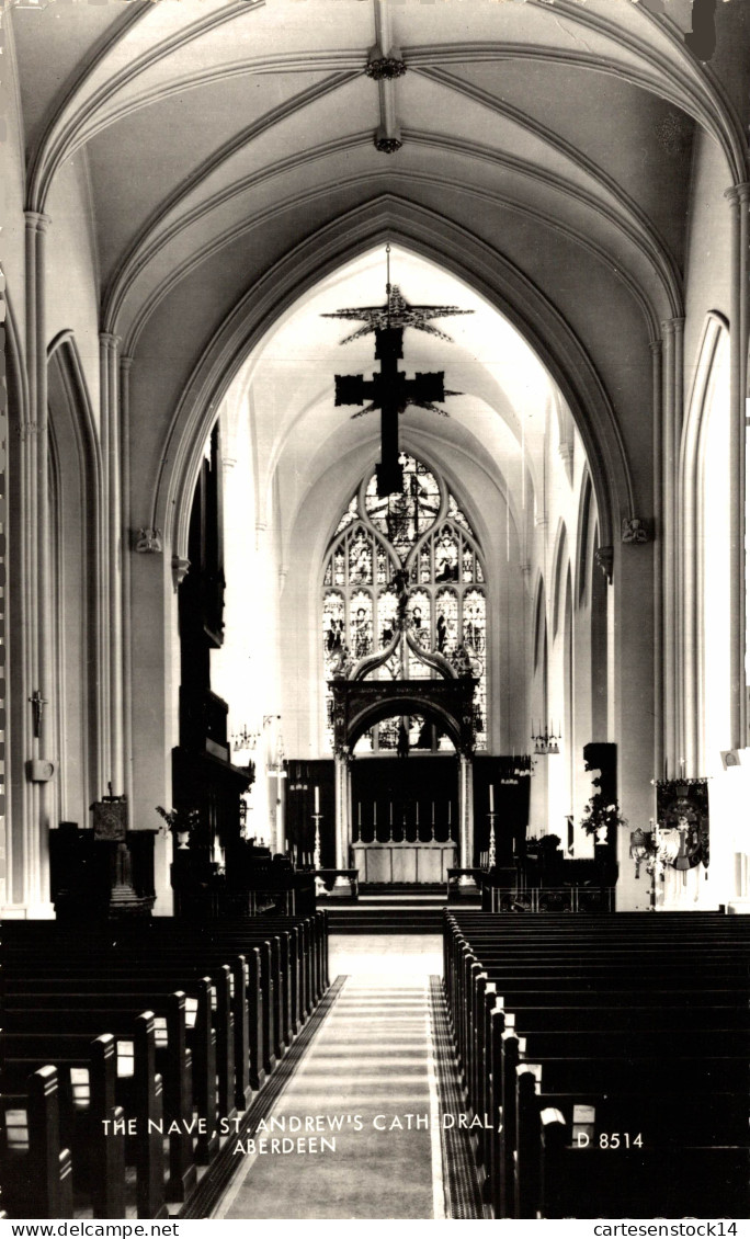 N°39150 Z -cpsm Aberdeen -the Nave St Andrews Cathedral- - Aberdeenshire