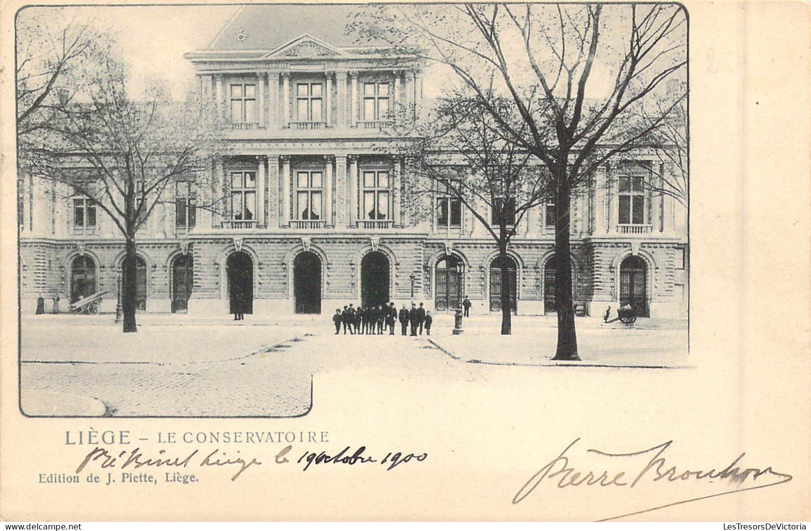 BELGIQUE - Liège - Le Conservatoire - J. Piette - Carte Postale Ancienne - Liege