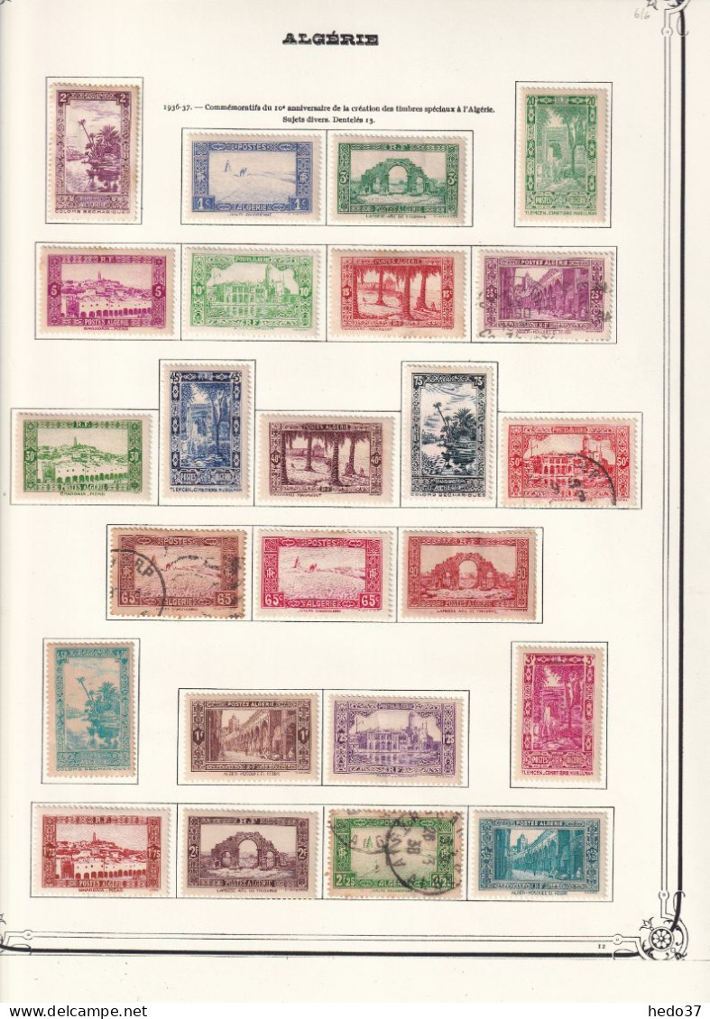 Algérie - Collection Vendue Page Par Page - Neuf * Avec Charnière / Oblitérés - B/TB - Colecciones & Series