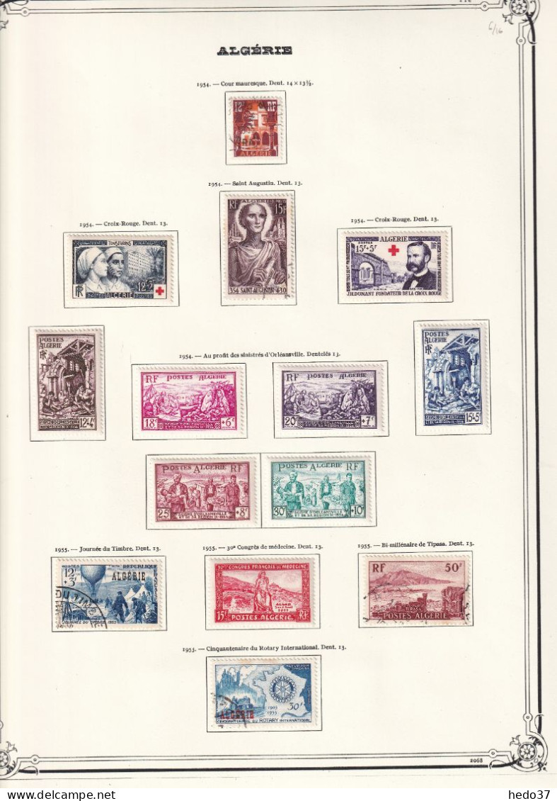 Algérie - Collection Vendue Page Par Page - Neuf * Avec Charnière / Oblitérés - B/TB - Colecciones & Series