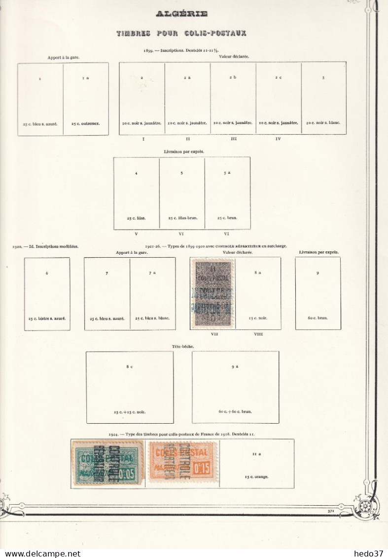 Algérie - Collection Vendue Page Par Page - Neuf * Avec Charnière / Oblitérés - B/TB - Verzamelingen & Reeksen