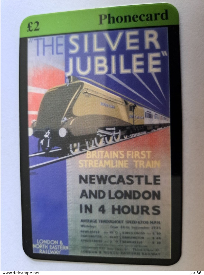 GREAT BRITAIN   2 POUND  / TRAIN/ SILVER JUBILEE STREAMLINE TRAIN     DIT PHONECARD    PREPAID CARD      **13020** - [10] Colecciones