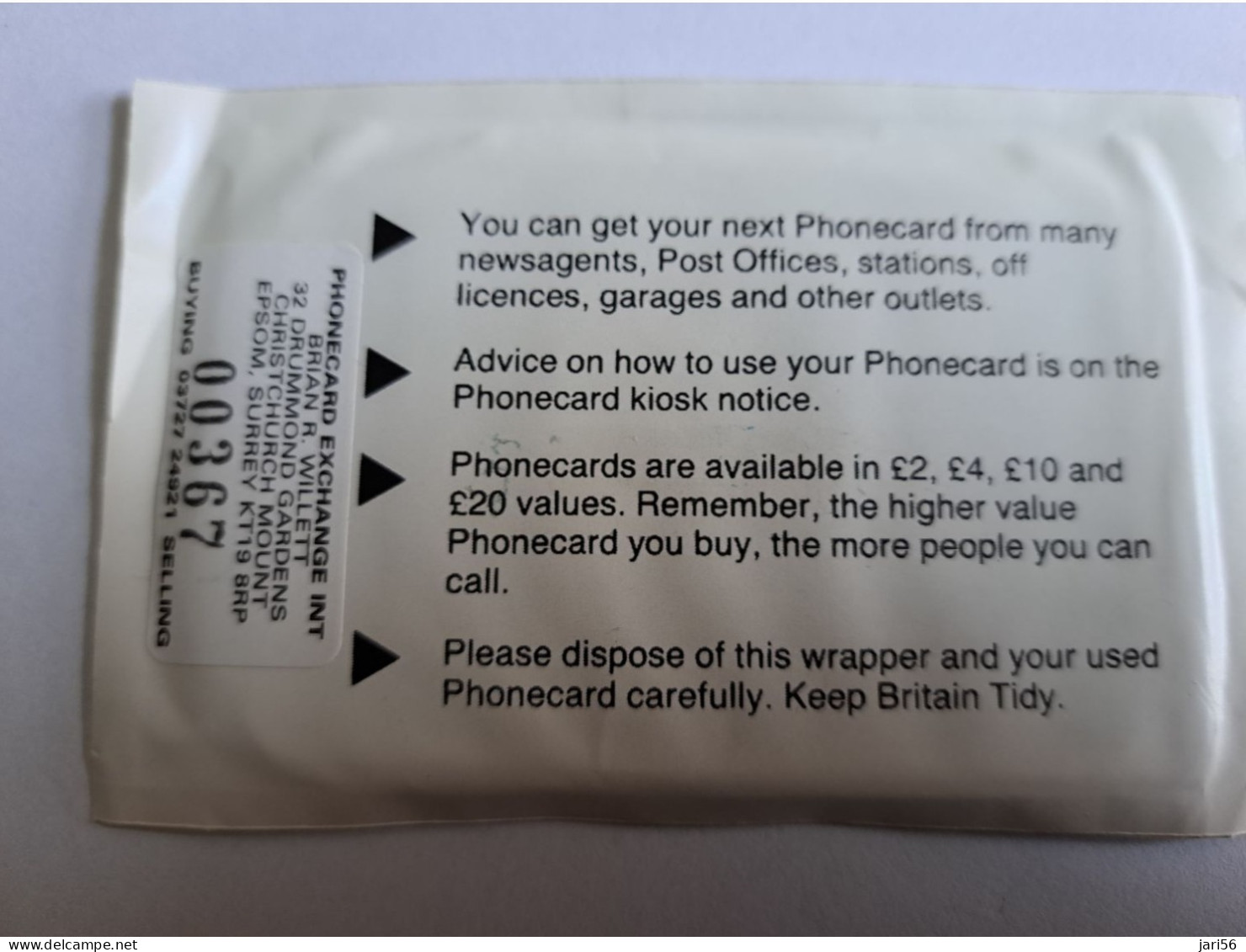 Phonecard  L &G CARD GRANDE BRETAGNE / COLLECT BRITISH PHONECARDS /  5 Units MINT  **13022** - BT Thematic Civil Aircraft Issues