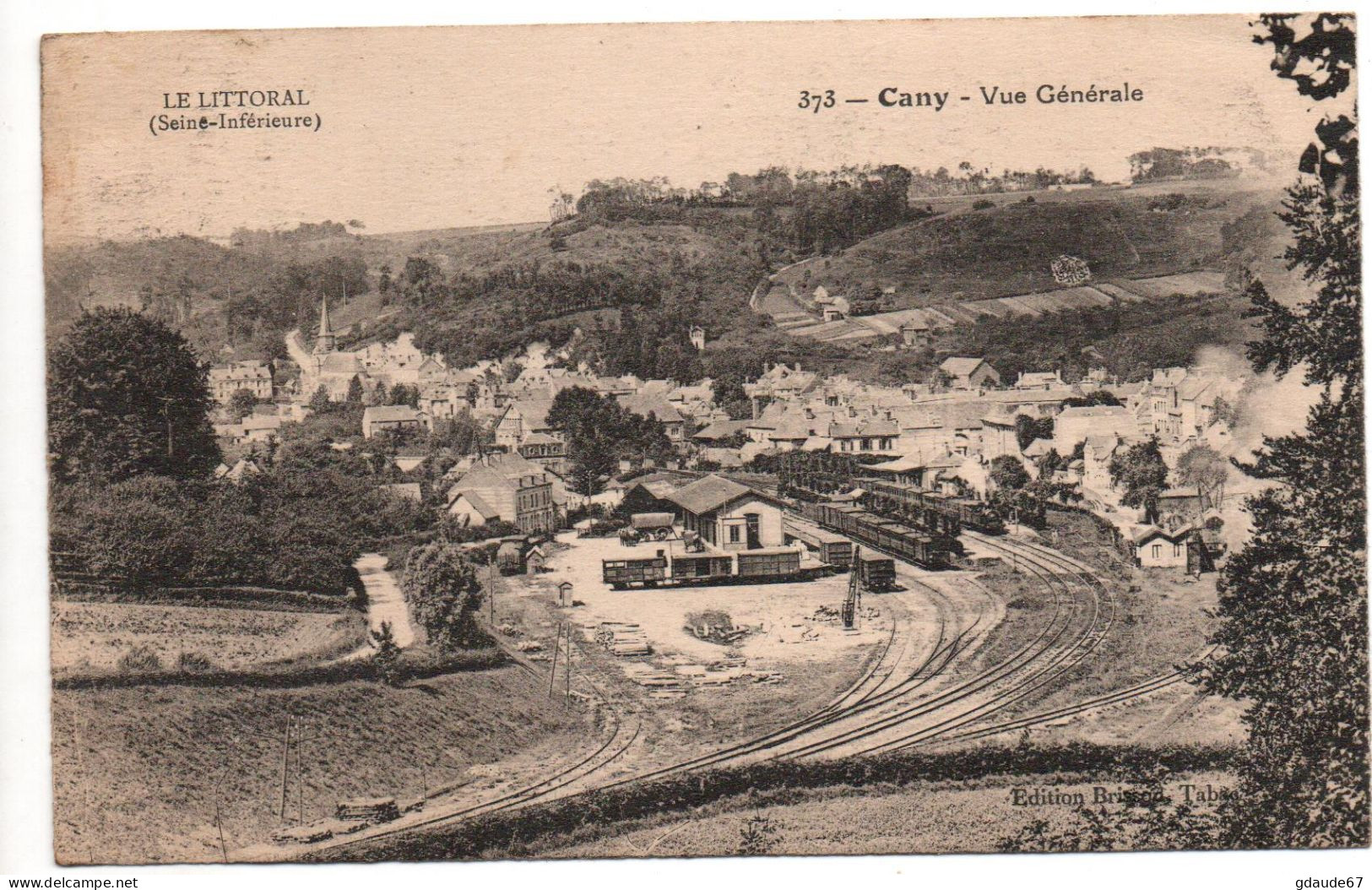 CANY (76) - VUE GENERALE - LA GARE - Cany Barville