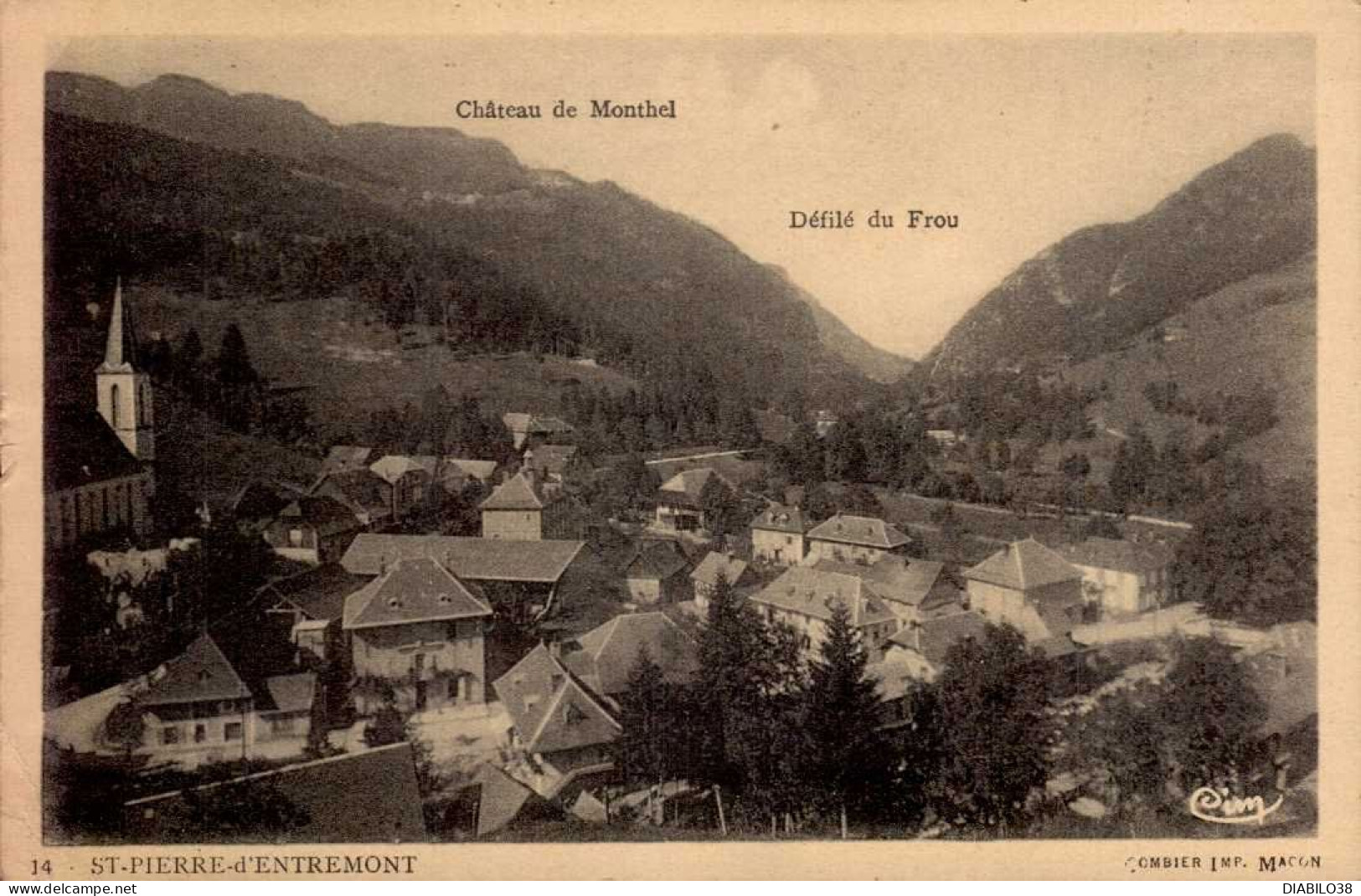 SAINT-PIERRE-D ' ENTREMONT     ( ISERE ) - Saint-Pierre-d'Entremont