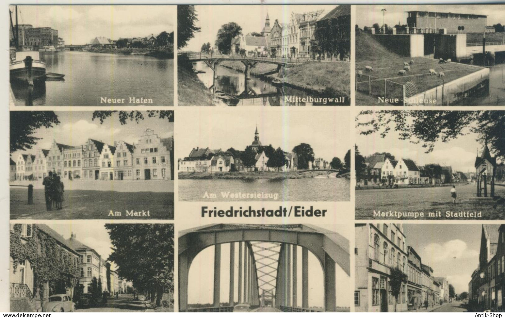Friedrichstadt/Eider - 9 Ansichten -  Von 1960 (59764) - Nordfriesland