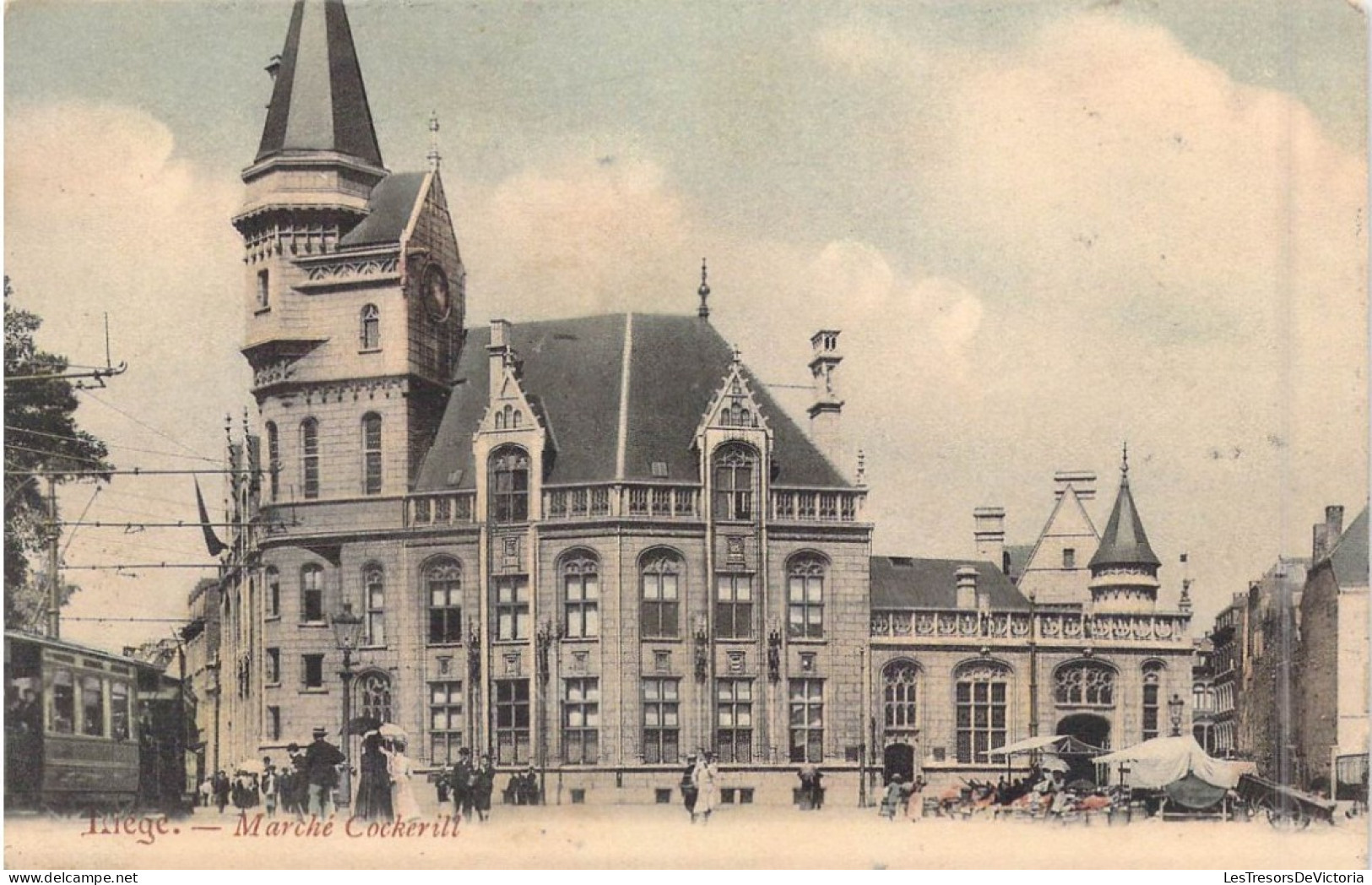 BELGIQUE - Liège - Marché Cockerill - Carte Postale Ancienne - Liege
