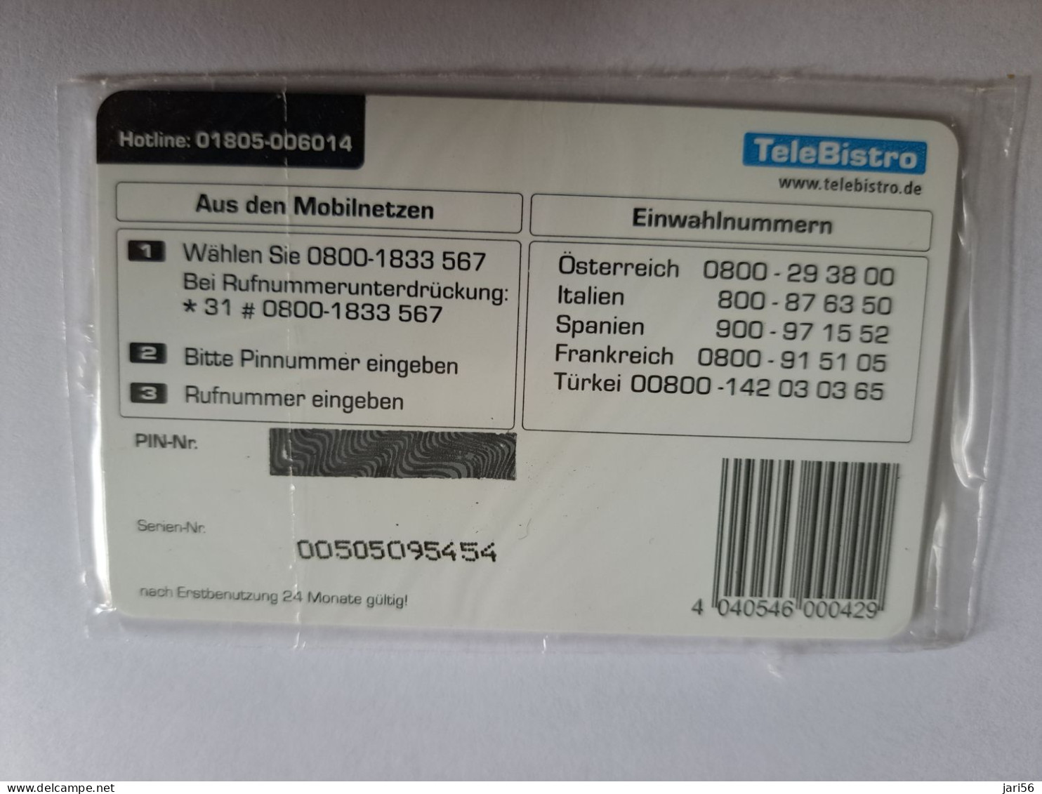 DUITSLAND/ GERMANY  / PREPAIDS CARDS / GO BANANAS  €10,- MINT   CARD **13045** - K-Series: Kundenserie