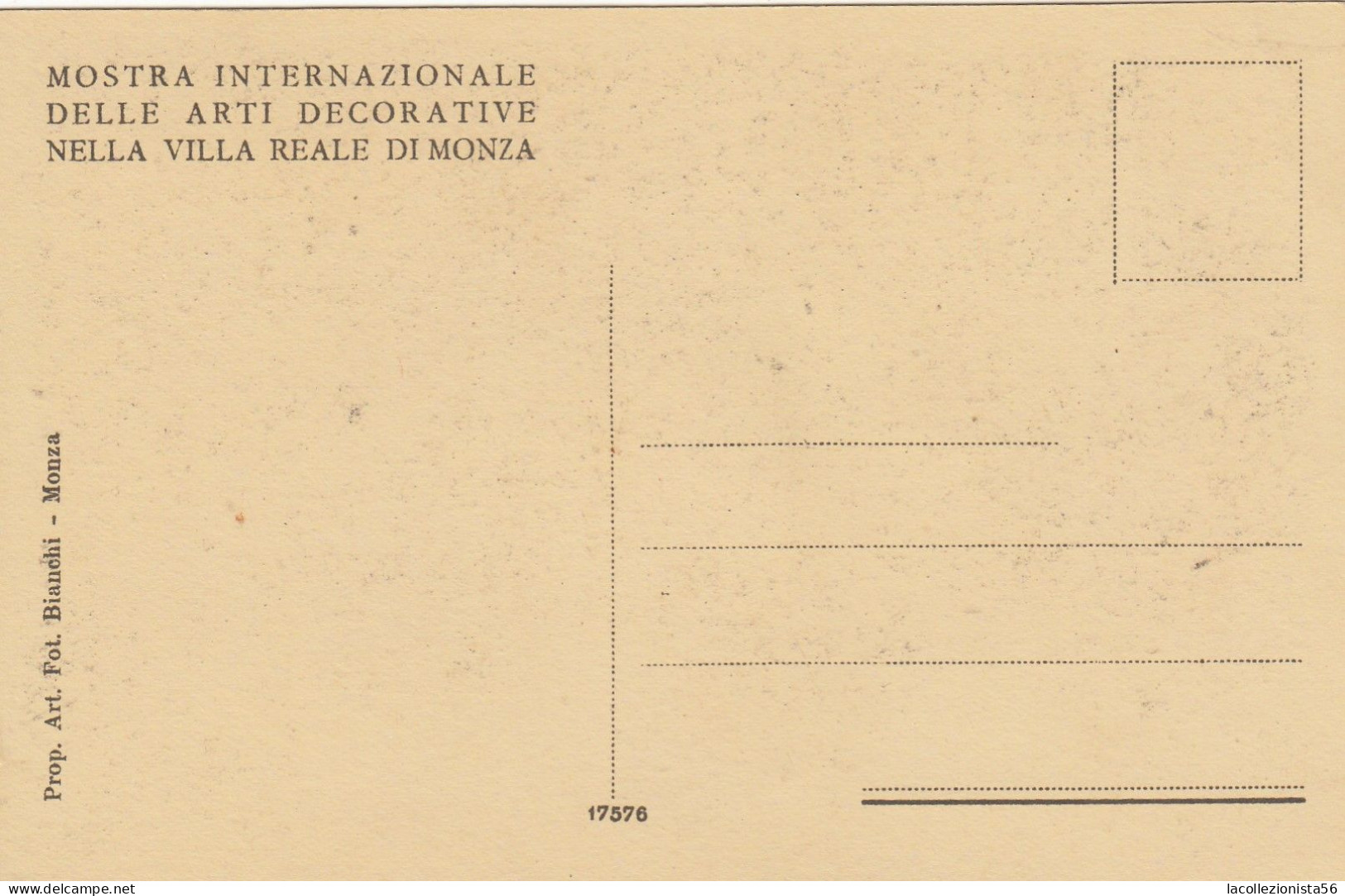 12479-MOSTRA INTERNAZIONALE ARTI DECORATIVE NELLA VILLA REALE DI MONZA-FP - Betogingen