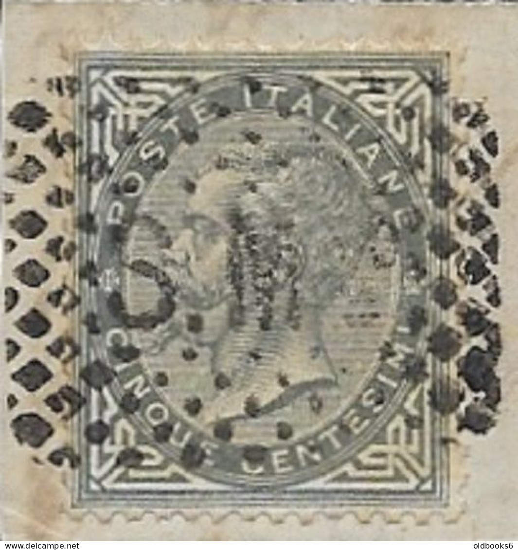 SAN MARINO, 1866-77, Vorläufer 5c. Italien "dotted S.MNO", Gepr.A.Diena, Sassone F3L, 750 Euro - ...-1877 Prefilatelia