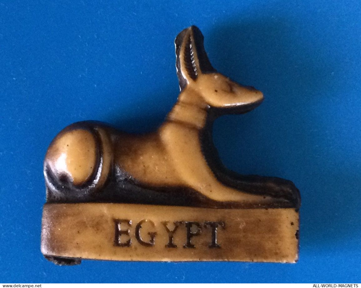 Animal Dog Shaped Ancient Egypt  Souvenir Fridge Magnet, From Egypt - Animaux & Faune