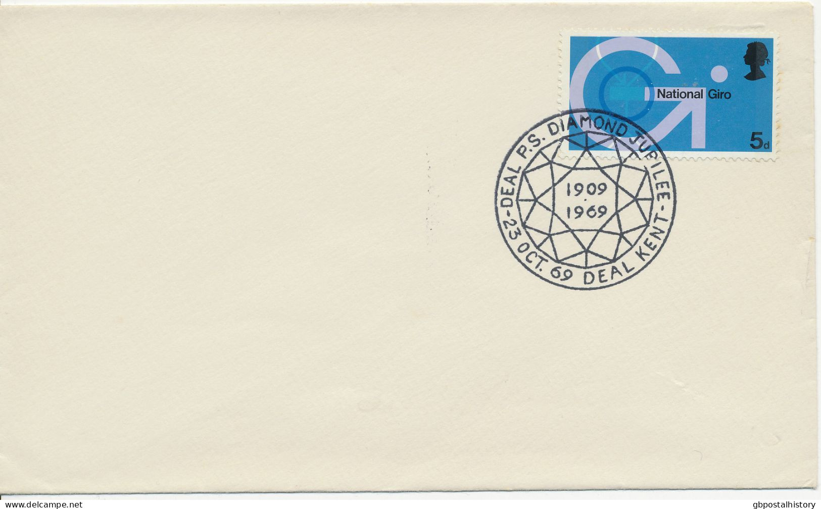 GB 1969 Deal P.S. (= Philatelic Society) Diamond Jubilee Deal Kent On Very Fine Cover - Covers & Documents