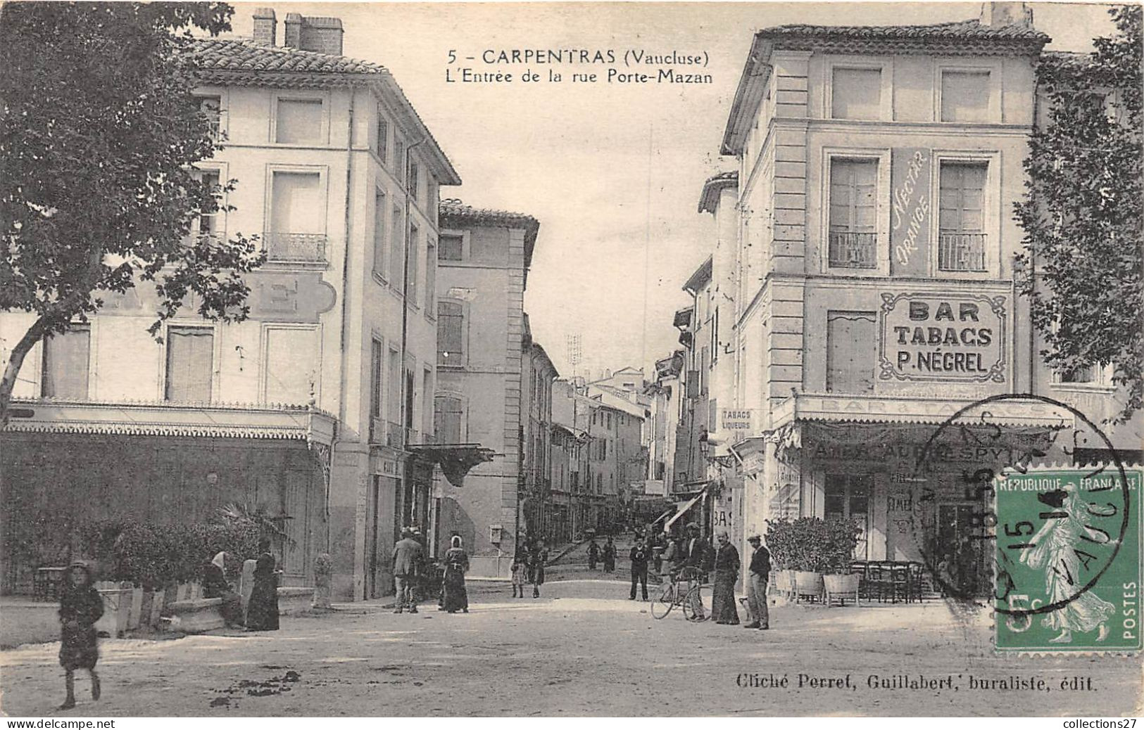 84-CARPENTRAS- L'ENTREE DE LA RUE PORTE-MAZAN - Carpentras