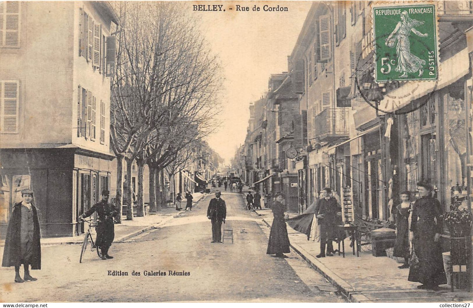 01-BELLEY- RUE DE CORDON - Belley