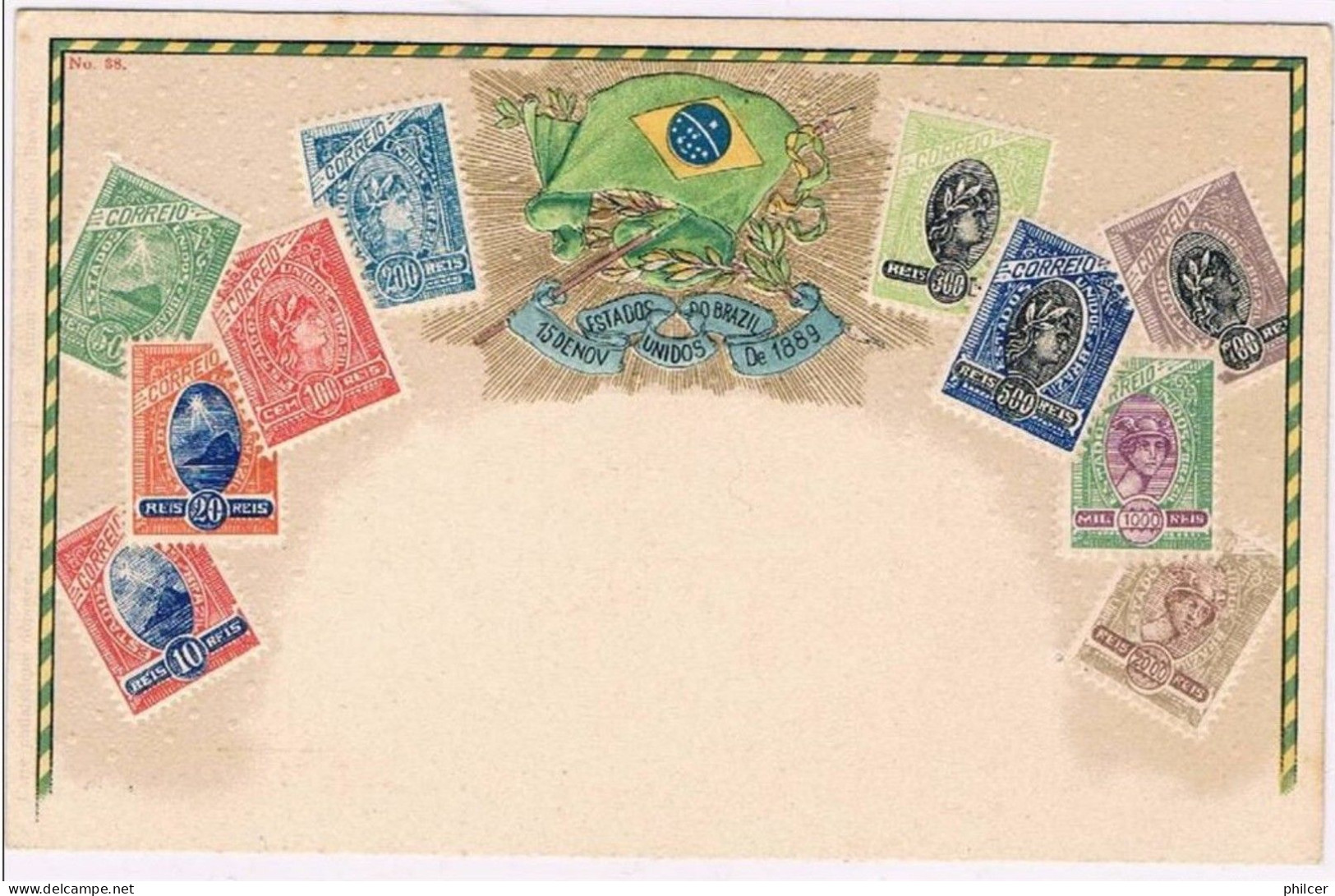 Brasil, 1905, Carte Postale - Briefe U. Dokumente