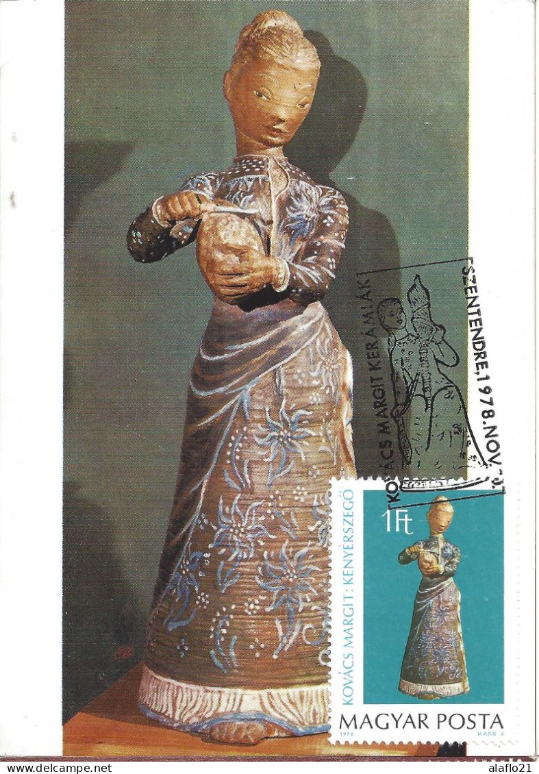 HONGRIE - CARTE MAXIMUM - Yvert N° 2636 - POTERIE De Margit KOVACS - Cartoline Maximum