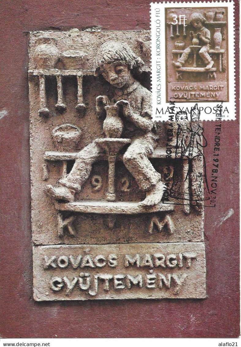 HONGRIE - CARTE MAXIMUM - Yvert N° 2638 - POTERIE De Margit KOVACS - Maximum Cards & Covers
