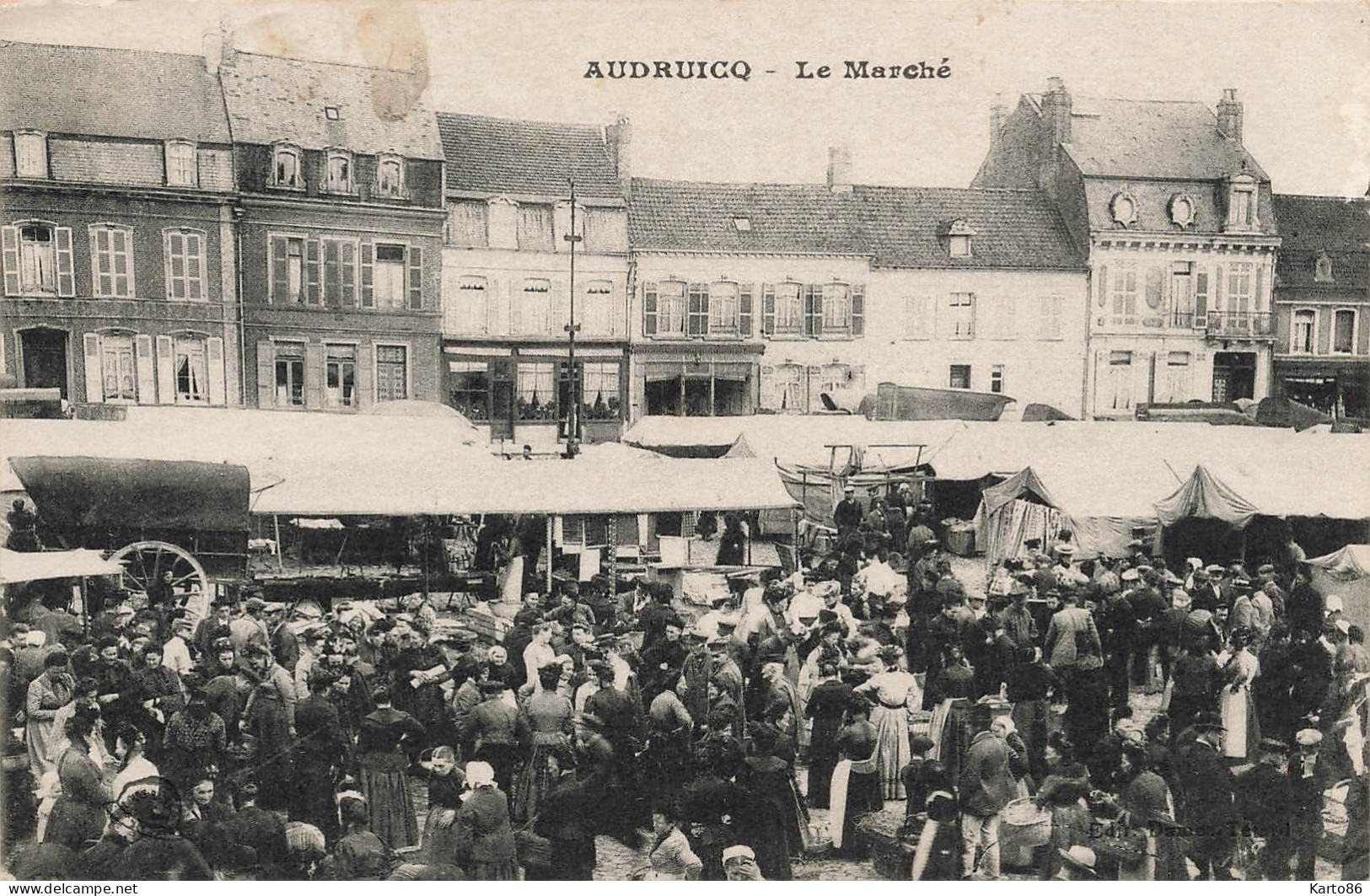 Audruicq * Le Marché * Villageois - Audruicq