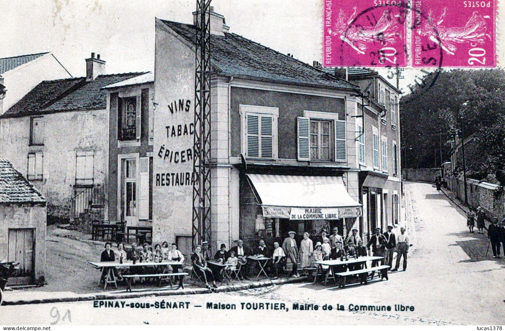 91 / EPINAY SOUS SENART / MAISON TOURTIER / MAIRIE DE LA COMMUNE LIBRE - Epinay Sous Senart