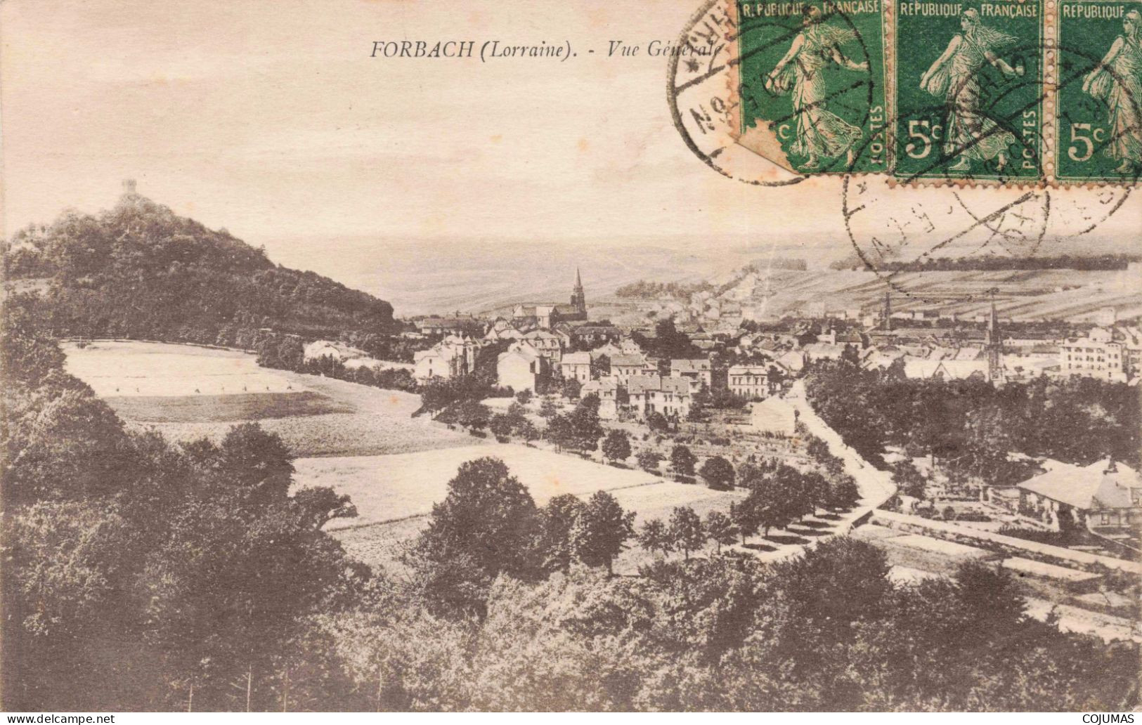 57 - FORBACH - S12114 - Vue Générale - En L'état Pli - L1 - Forbach