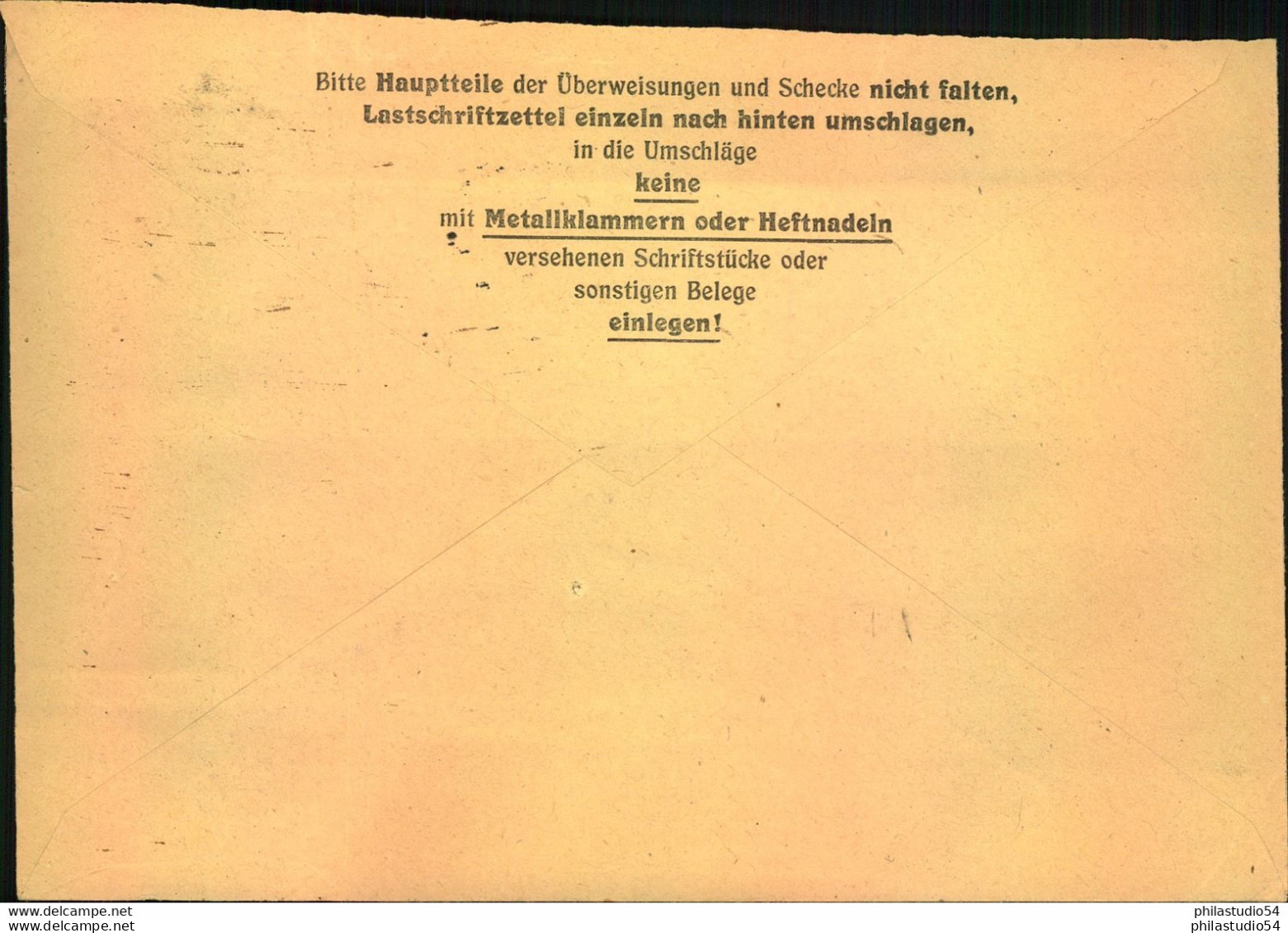1945, 5 Pfg. AM-Post Amerikanischer Druck Als EF Auf Postscheckbrief Ab "LECK (SCHLESWIG) 8.11.45 - Altri & Non Classificati