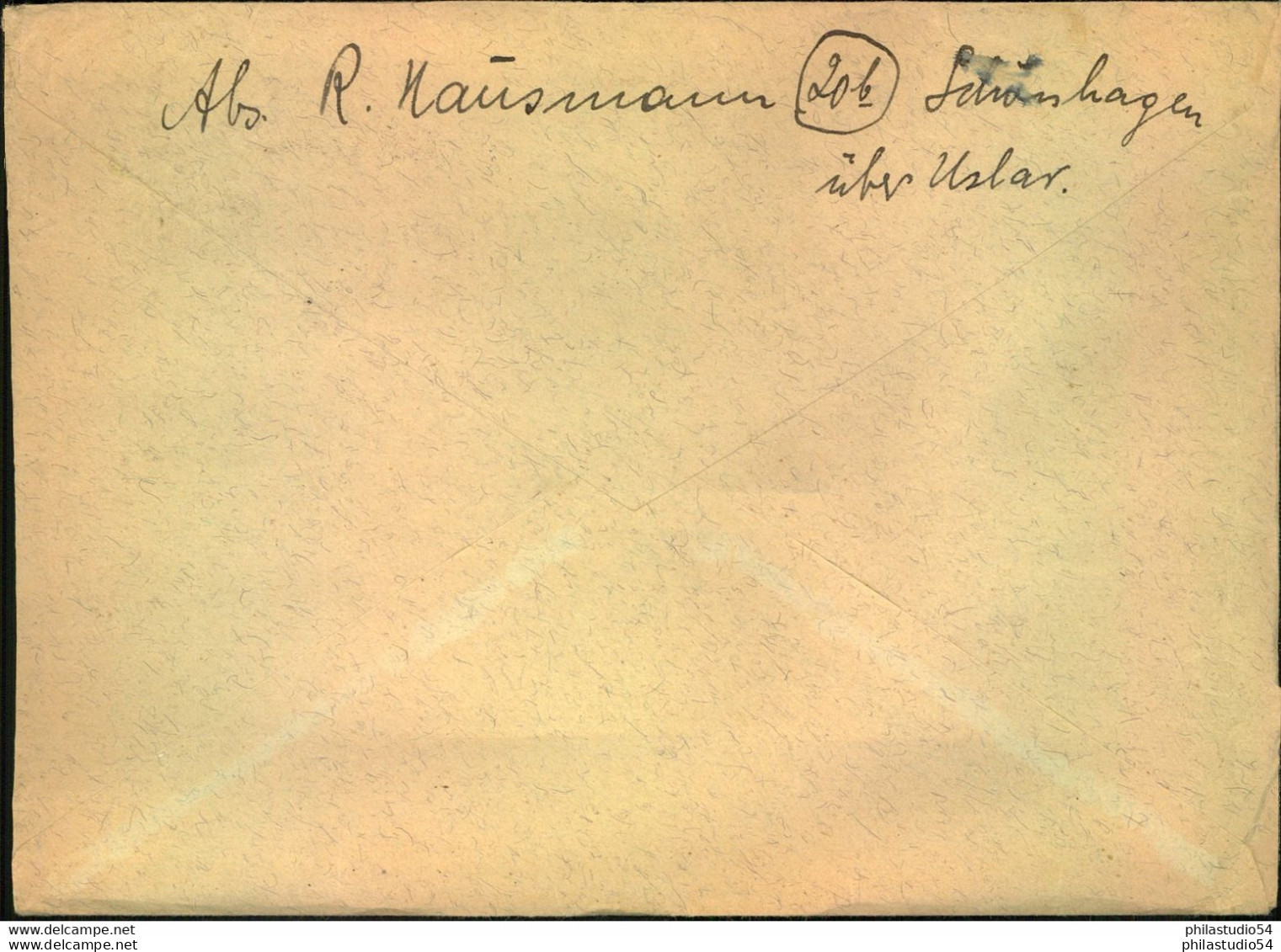 1947, 10 Pfg. Arbeiter In Beiden Farben Auf Auslandsbrief. Bahnpost "NORTHEIM - OTTBERGEN - Other & Unclassified