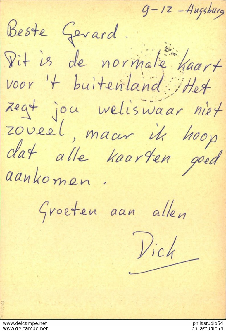 1960, 10 Und 20 Pfg. Heuss Medaillon Doppelkarten Mit Schmalem Lumogezudruck, Gebraucht - Otros & Sin Clasificación