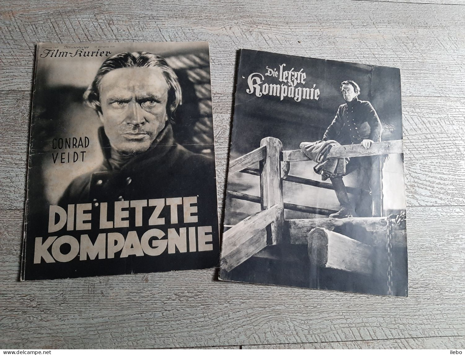 Lot 2 Revues Die Letze Kompagnie De Curtis Bernhardt Film Kurier Conrad Veidt 1930 Film De Guerre Cinéma Partition - Cine