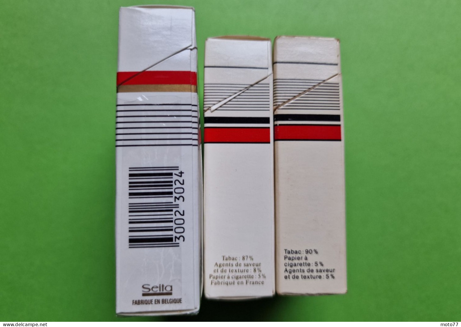 Lot 3 Anciens PAQUETS De CIGARETTES Vide - NEWS - Vers 1980 - Etuis à Cigarettes Vides