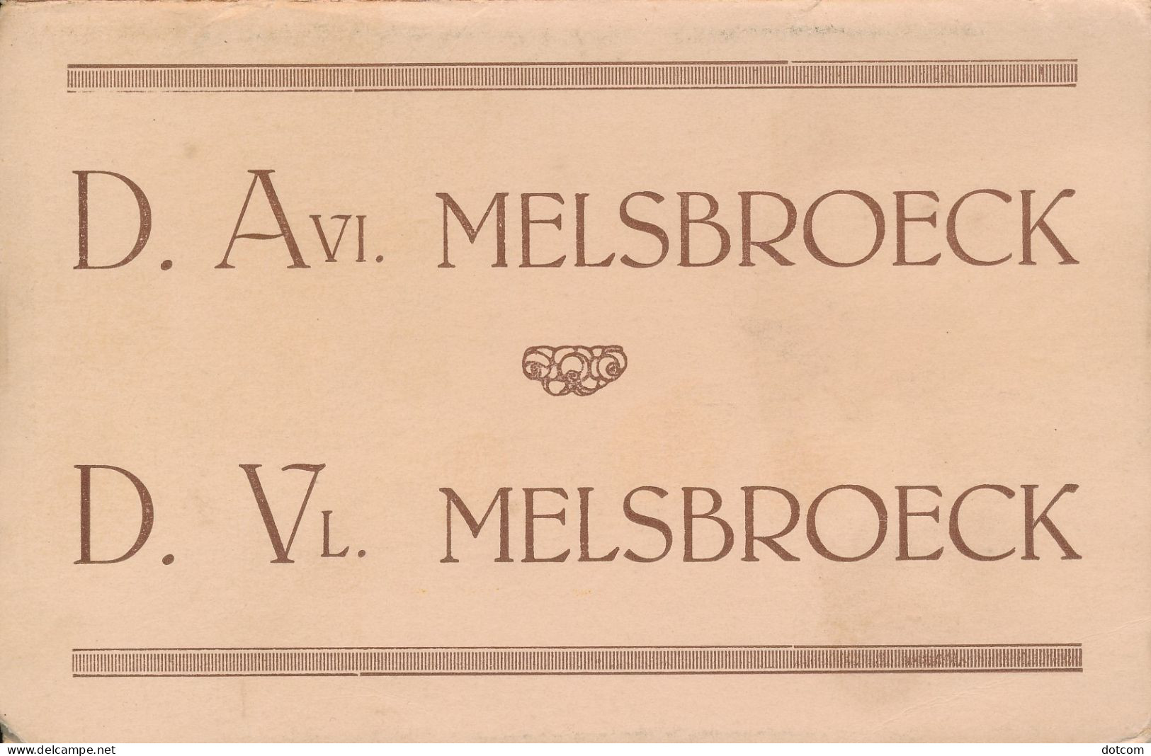 D. AVI Melsbroeck - D.Vl. Melsbroeck (boekje Van 10 Postkaarten) - Steenokkerzeel