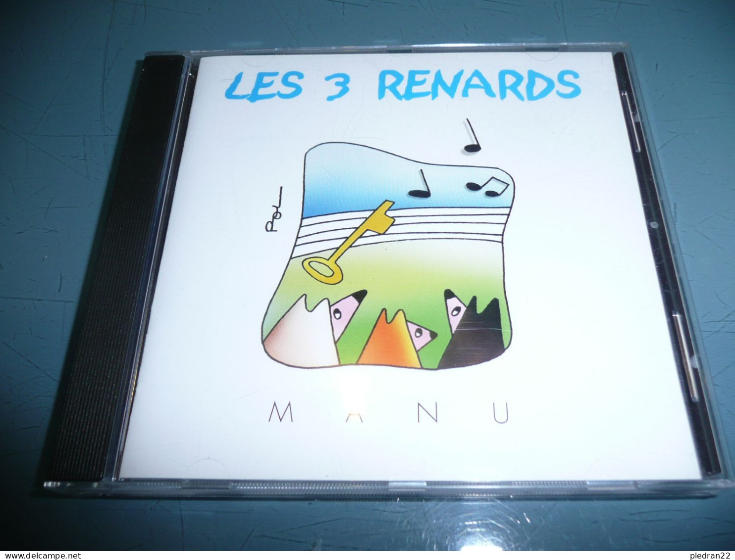 MANU LES 3 RENARDS CD EDITION DE L'AUTEUR 2004 - Niños