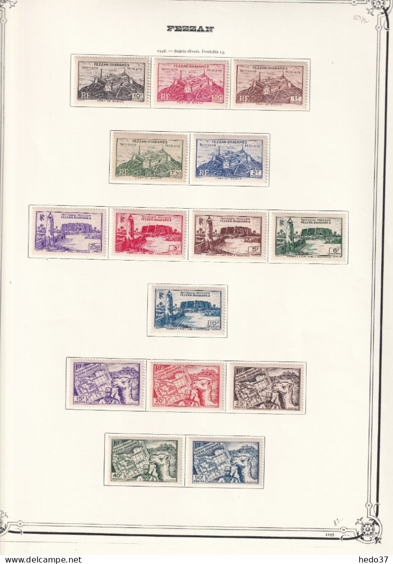 Fezzan N°28/67 - Collection Vendue Page Par Page - Neuf * Avec Charnière - TB - Unused Stamps