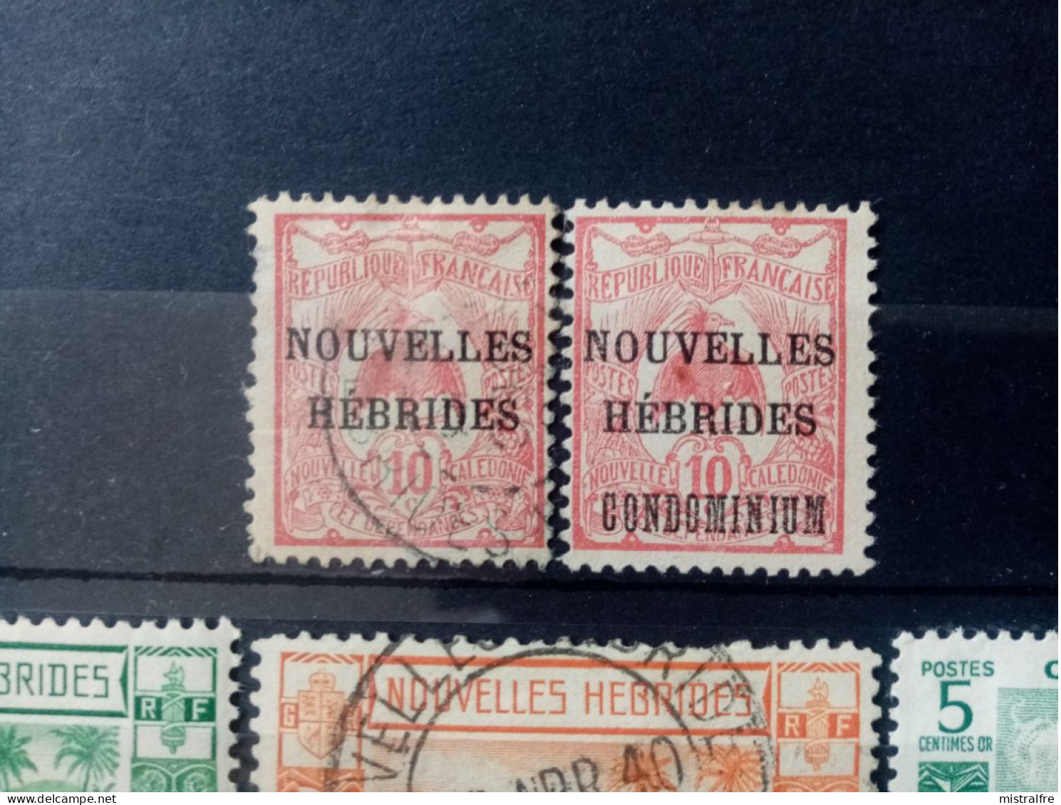 NOUVELLES-HEBRIDES. 1908 - 53.  N° 2 à 151. 3 NEUFS++/+ Et 6 Oblitérés .  Côte YT Colonies 2022 : 26,00 € - Usados