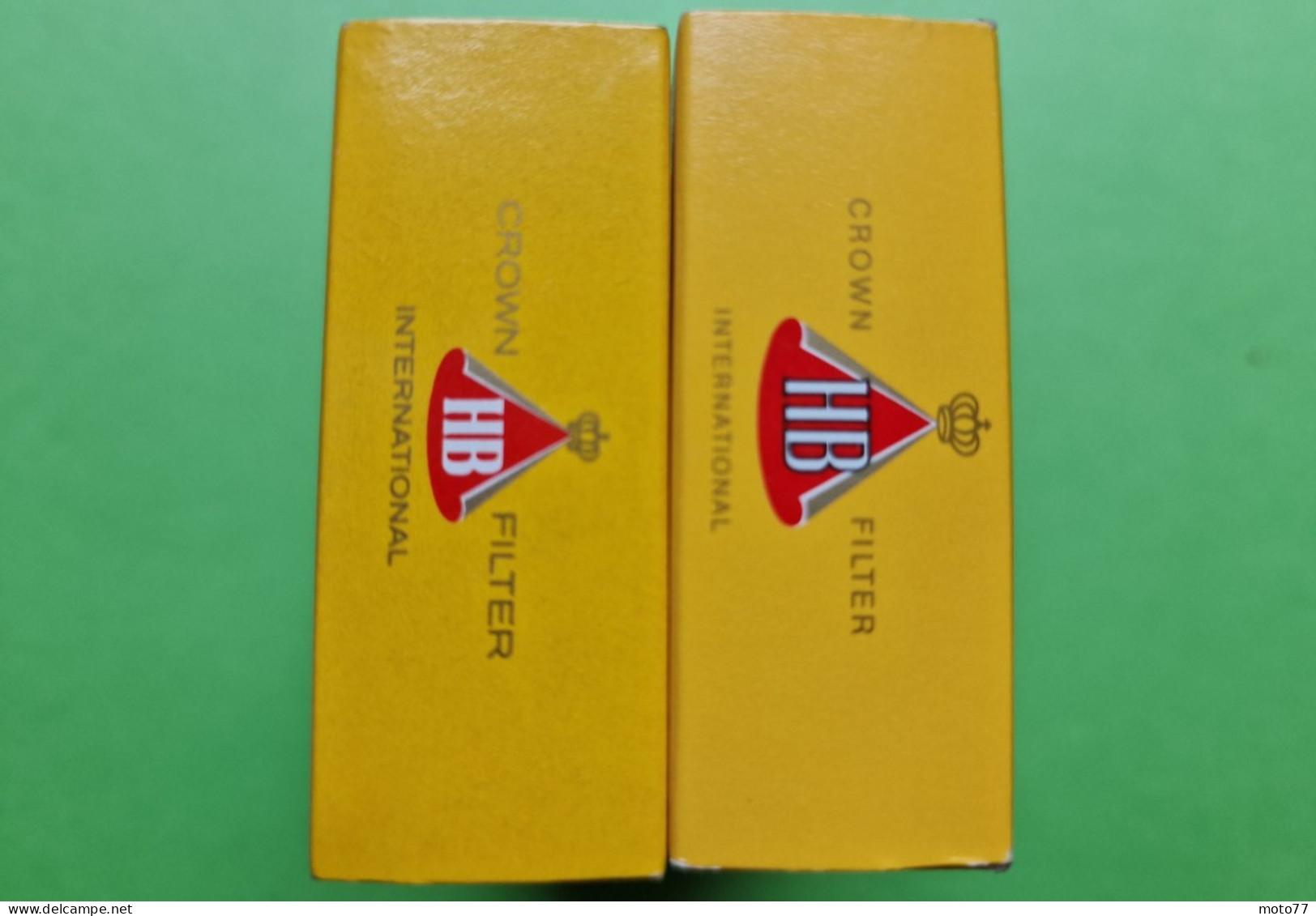 Lot 2 Anciens PAQUETS De CIGARETTES Vide - HB - Vers 1980 - Estuches Para Cigarrillos (vacios)