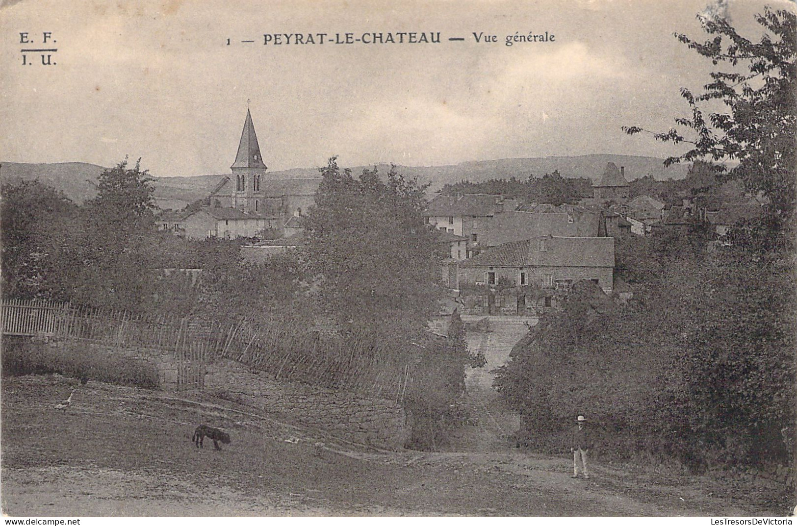 FRANCE - 87 - PEYRAT LE CHATEAU - Vue Générale - Carte Postale Ancienne - Altri & Non Classificati