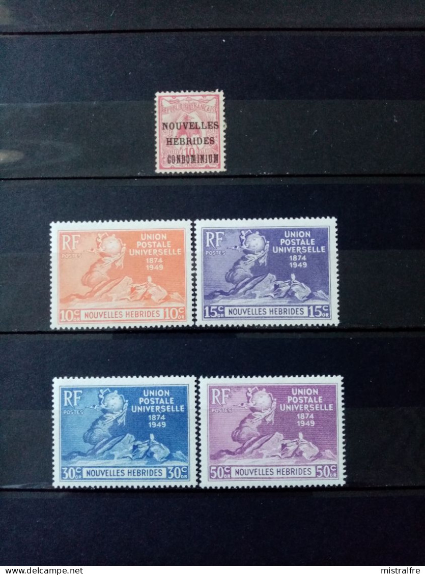 NOUVELLES-HEBRIDES. 1910 - 49.  N° 16 Et Série Compléte 176 à 179  NEUFS++ .  Côte YT Colonies 2022 : 19,00 € - Neufs