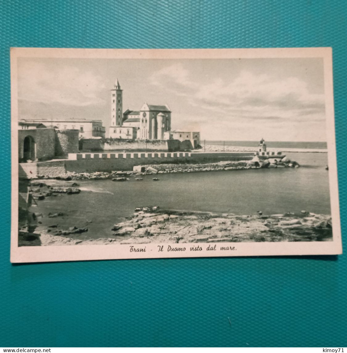 Cartolina Trani - Il Duomo Visto Dal Mare. Viaggiata 1940 - Barletta