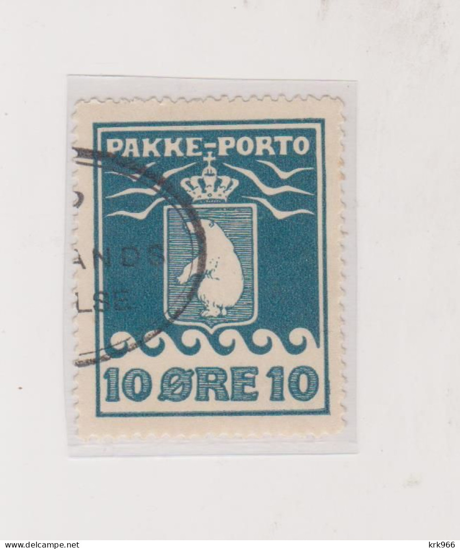 GREENLAND 1915 10 O  Nice  Parcel Stamp Used - Pacchi Postali