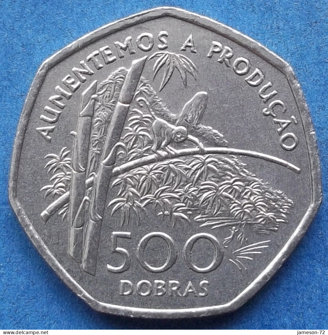 SAINT THOMAS & PRINCE ISLAND - 500 Dobras 1997 "monkey In Trees" KM# 89 Democratic Republic (1975) - Edelweiss Coins - Sao Tome And Principe