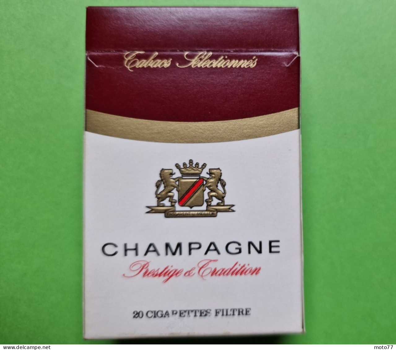 Ancien PAQUET De CIGARETTES Vide - CHAMPAGNE - Vers 1980 - Etuis à Cigarettes Vides