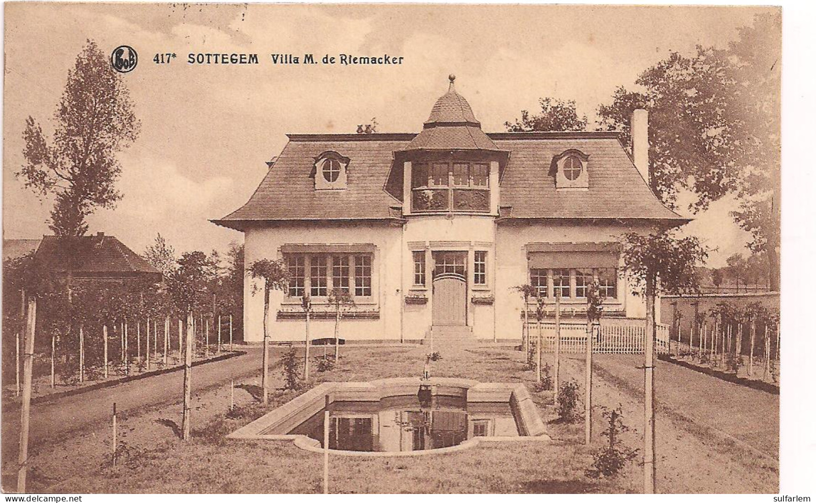 Carte Postale. ZOTTEGEM. Villa M. De Riemacker.1925 - Zottegem